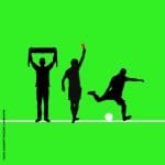 Il tifoso, l'arbitro e il calciatore