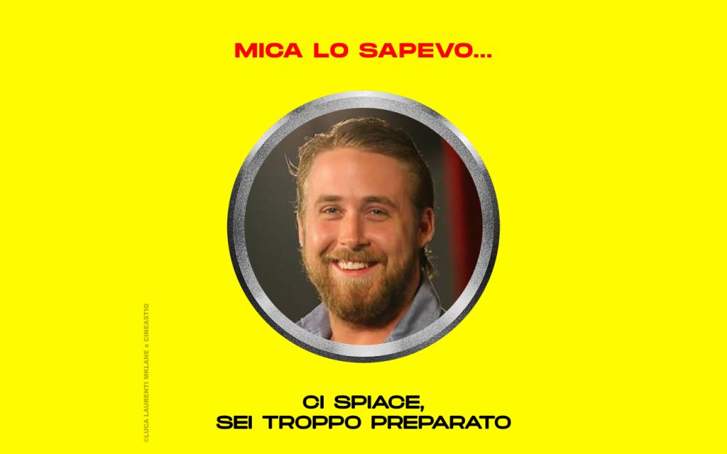 Ci spiace, sei troppo preparato